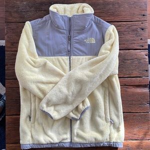 Yellow and Gray Patagonia GIRLS XL Full Zip Jacket